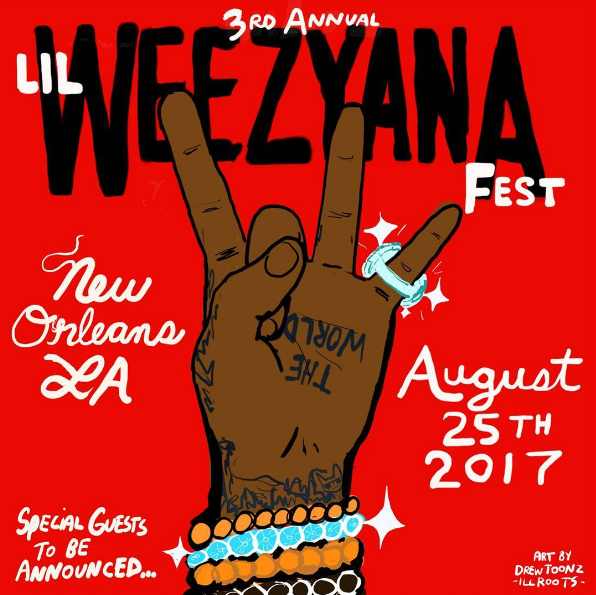 Lil Wayne Announces 3rd Lil Weezyana Fest: Promises to Bring Another Star-Studded Line-Up