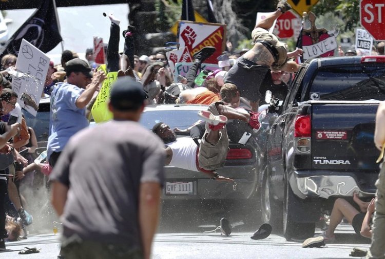 1 Dead, 26 Injured After Car Plows Into Crowd Of Counter-Protesters At White Nationalist Rally In Charlottesville, VA. State Of Emergency Declared (Video)