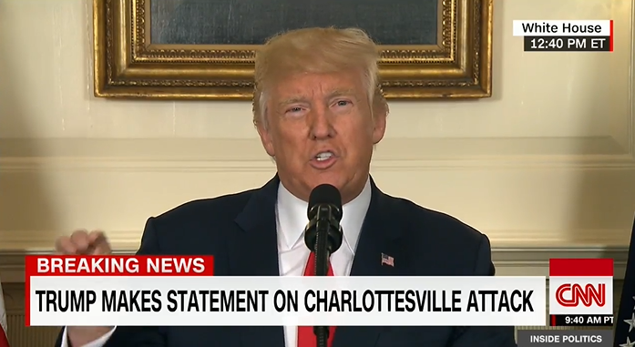 President Trump Condemns The KKK & Neo-Nazi Hate Groups By Name Following Charlottesville Violence (Video)