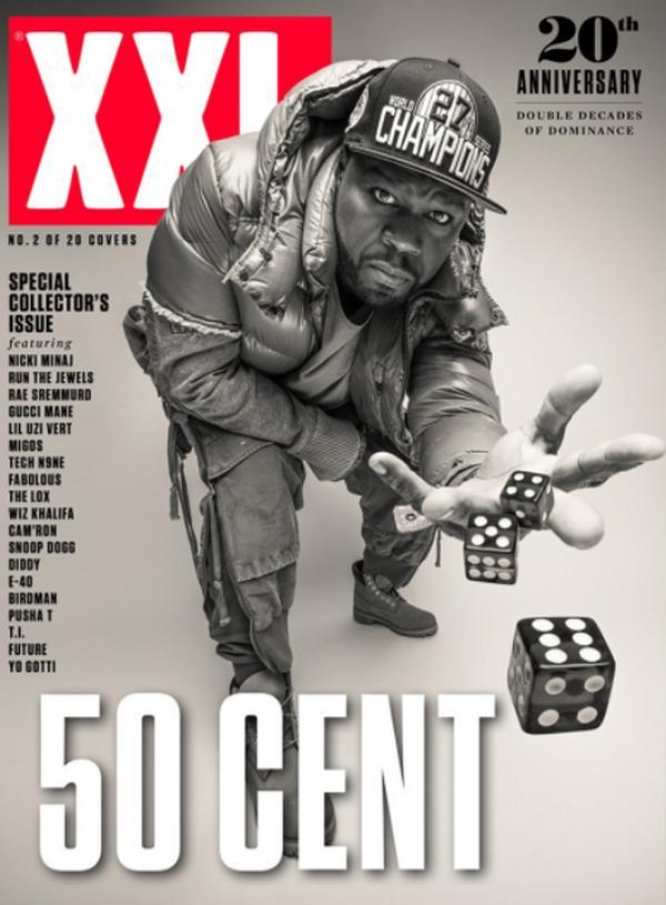50 Cent Named XXL’s 20th Anniversary Cover King (With 15 Total)