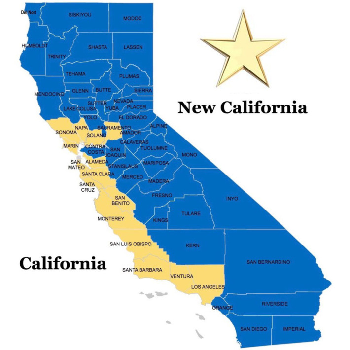 ‘New California’ Group Attempting to Split from CA and Become 51st State