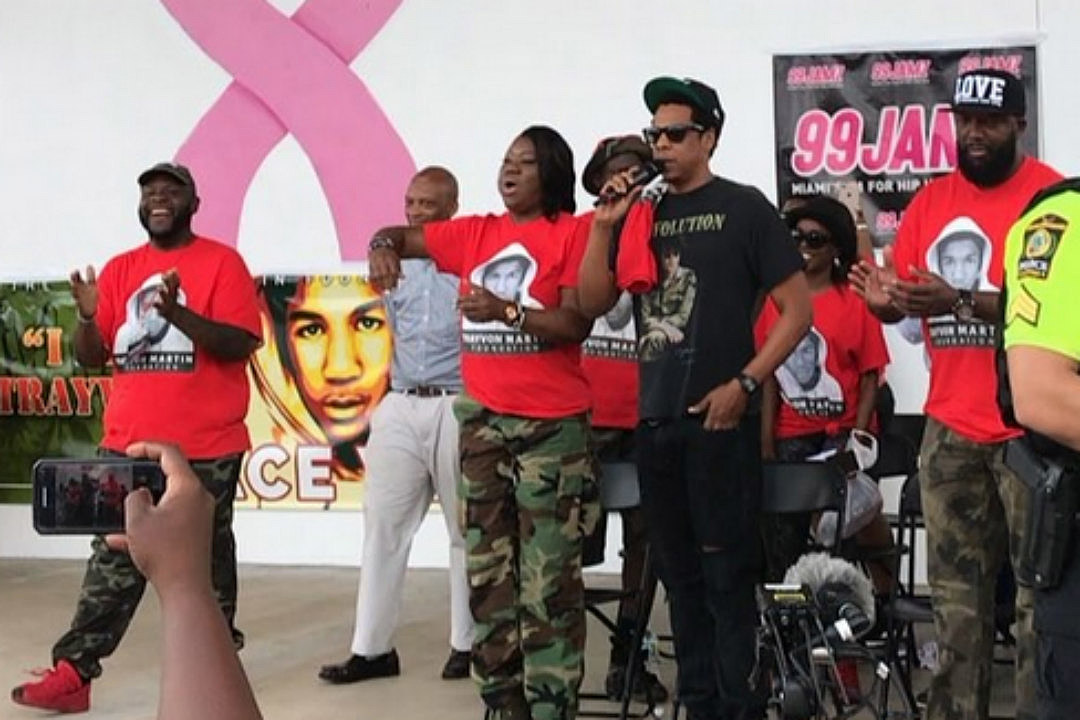 Jay-Z Speaks at Trayvon Martin Peace Walk in Miami