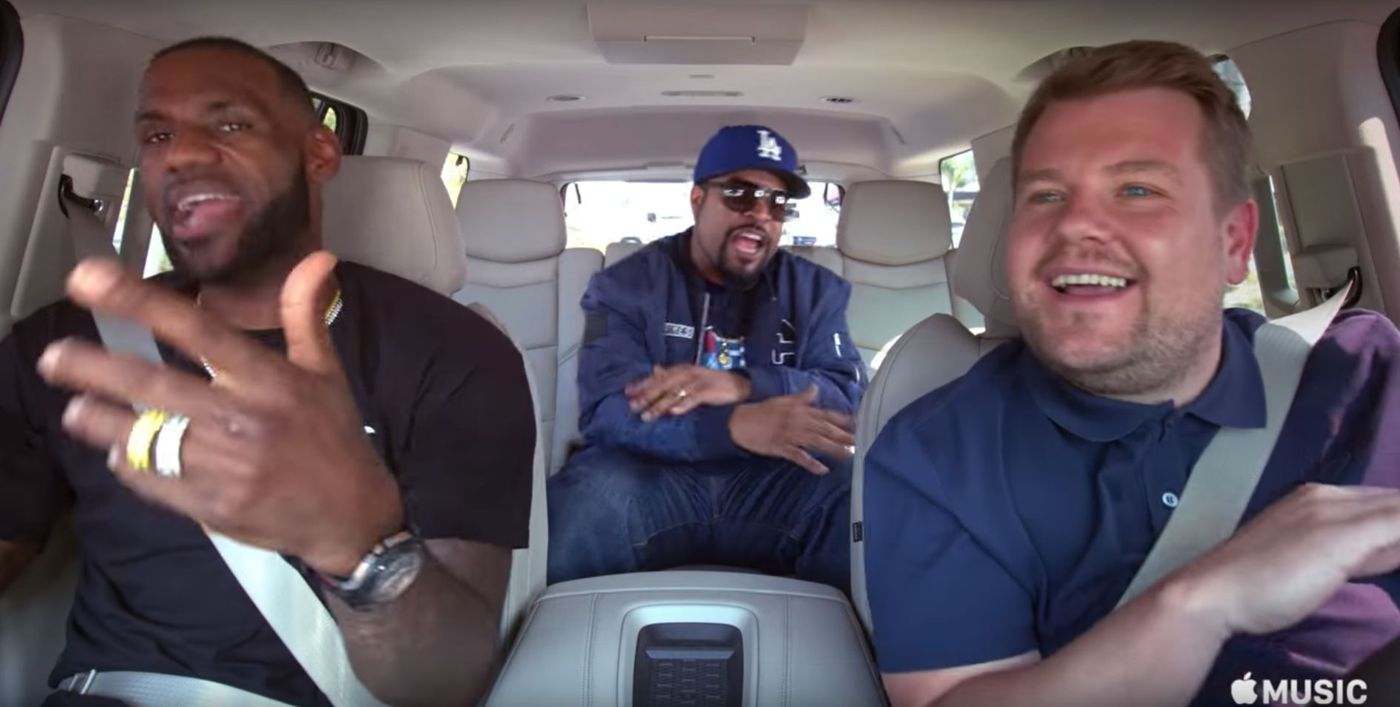 LeBron James and Ice Cube Rap “Today Was a Good Day” on ‘Carpool Karaoke’