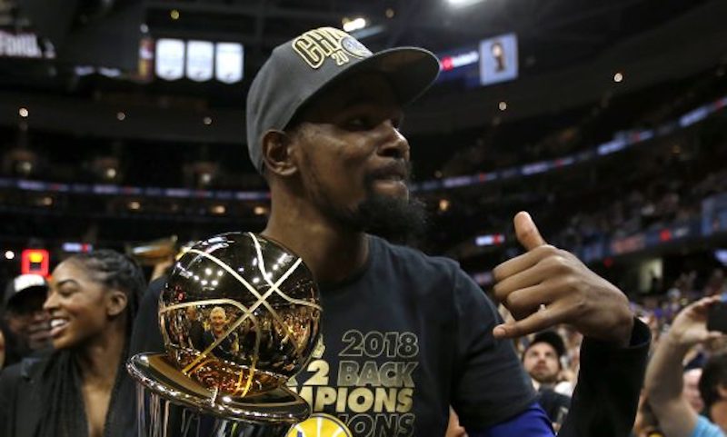 Kevin Durant Named NBA Finals MVP for the Second Straight Year