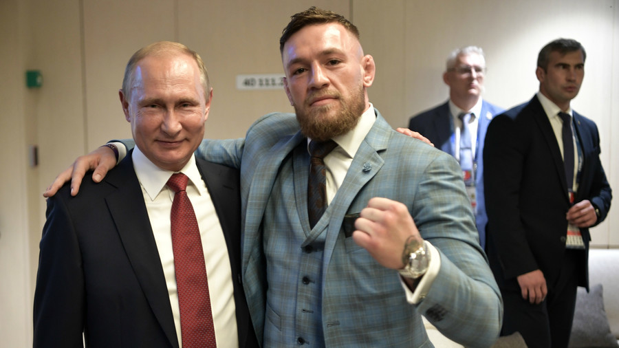 Conor McGregor Attends World Cup in Russia as Guest of Vladimir Putin