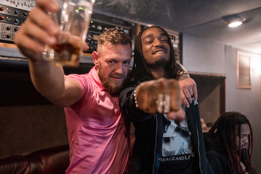 Quavo and Conor McGregor Have a Sparring Session