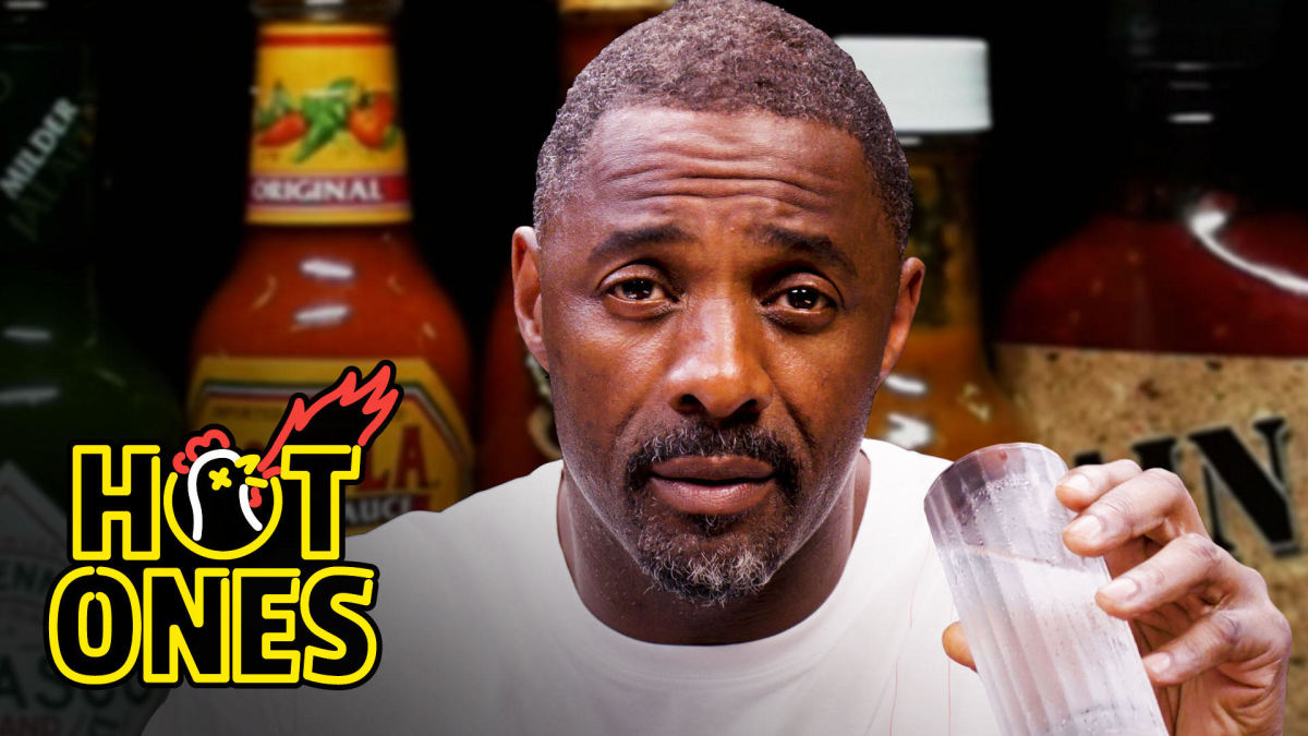Idris Elba  gets interviewed on “Hot Ones”:  Talks Roles on The Wire, Reveals He Pretended to Be American to Get His Role