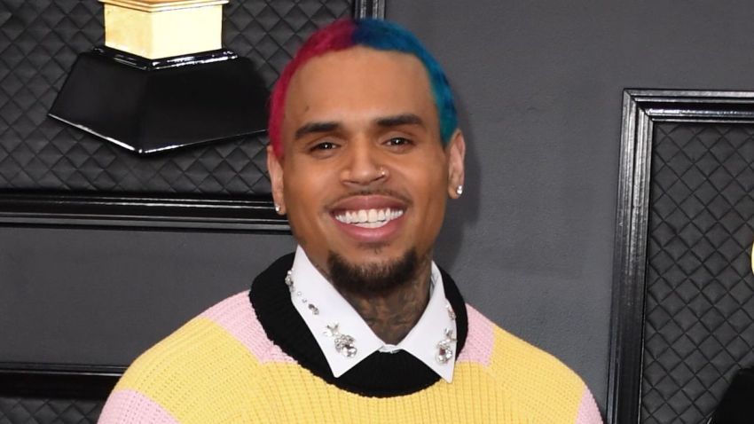 Chris Brown Shows off New Air Jordan III Face Tattoo