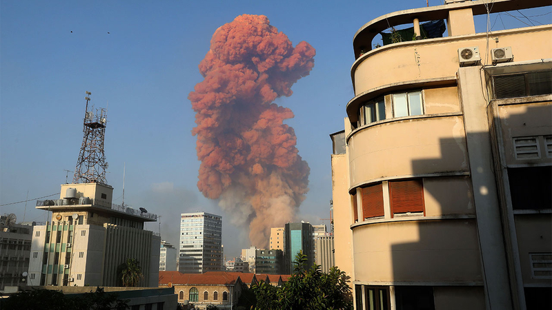 Explosion in Beirut Leaves Hundreds Injured, Causes Widespread Damage
