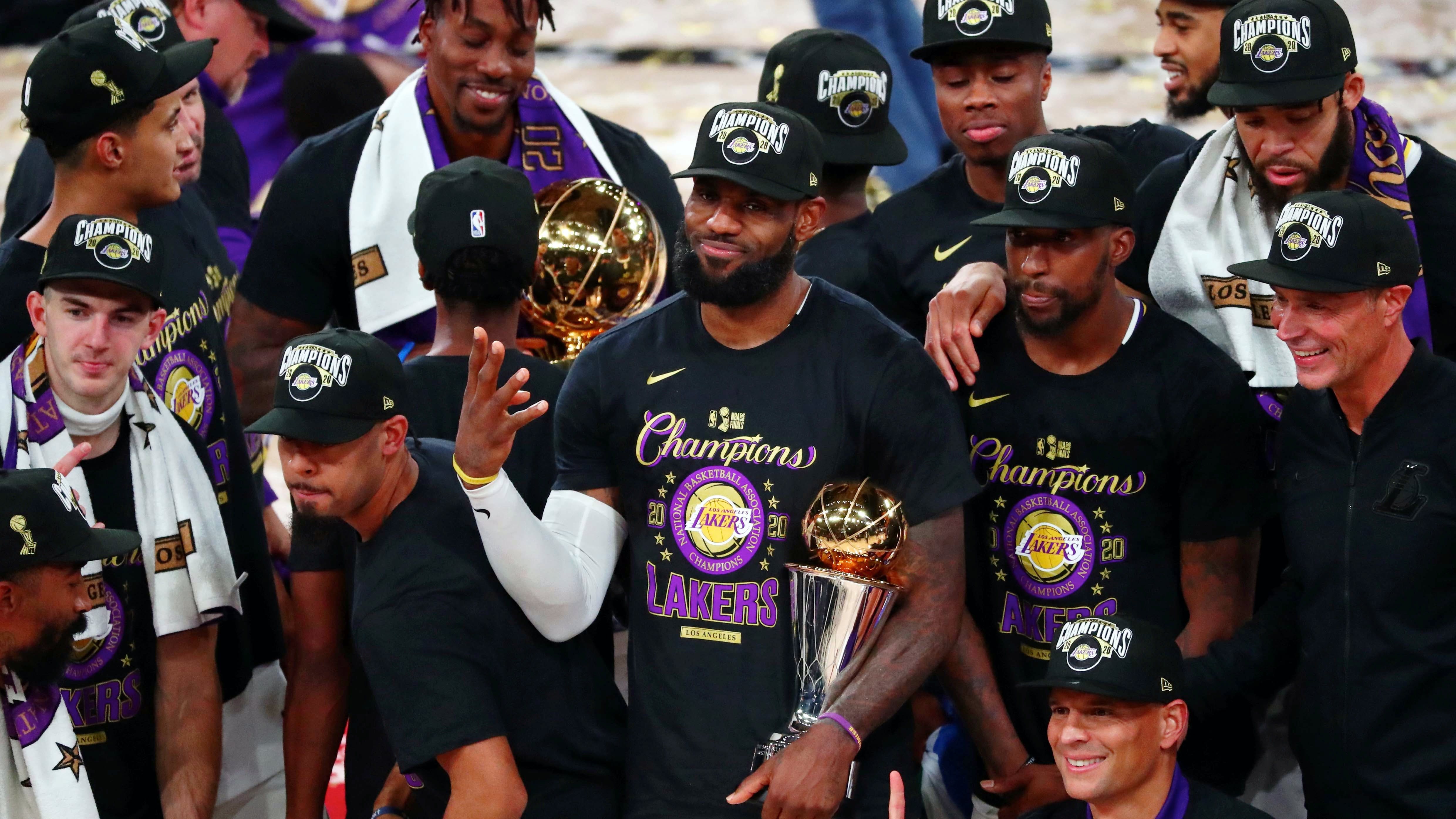 LA Lakers Beat the Miami Heat 106 to 93 in Game 6, 2020 NBA Champions