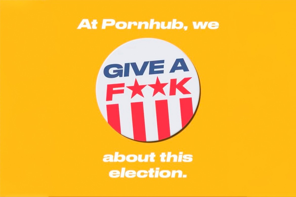 Pornhub Says It Will Be Reserved for Voters Only on Election Day