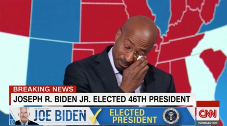 Van Jones Cries On-Air After Joe Biden Declared Winner of Election