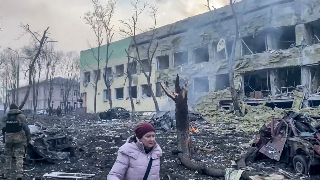 Children Trapped in Rubble After Russian Airstrike Hits Ukrainian Hospital