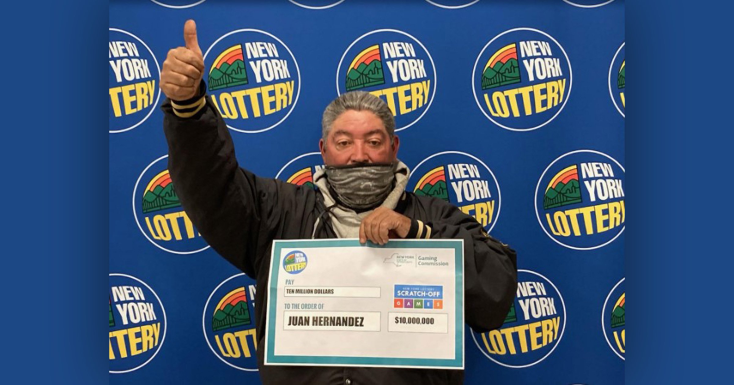 New York Man Wins $10 Million Lottery for the Second Time in Three Years