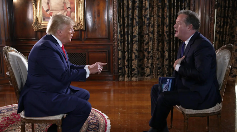 Trump Walks Out on Piers Morgan During Interview, Calls Him ‘Dishonest’ and a ‘Fool’