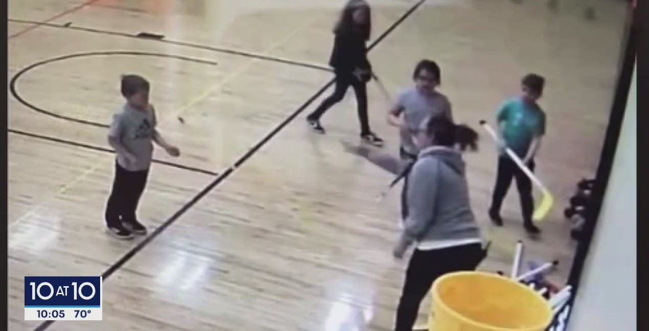 Video Shows Minnesota Elementary School Teacher Hitting Student with Hockey Stick