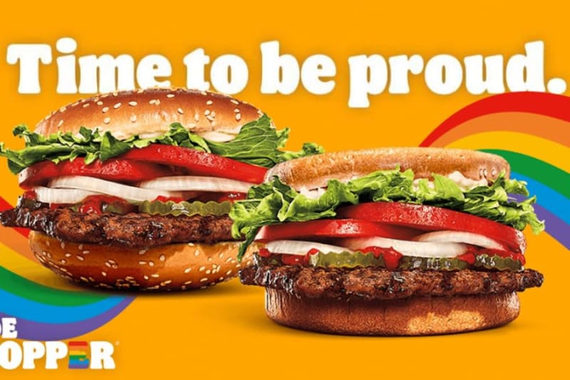 Burger King Honors LGBTQ+ Community w/ ‘Pride Whopper,’ Fans Mock the Burger Buns