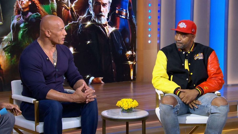 Dwayne Johnson surprises real-life superhero on Good Morning America