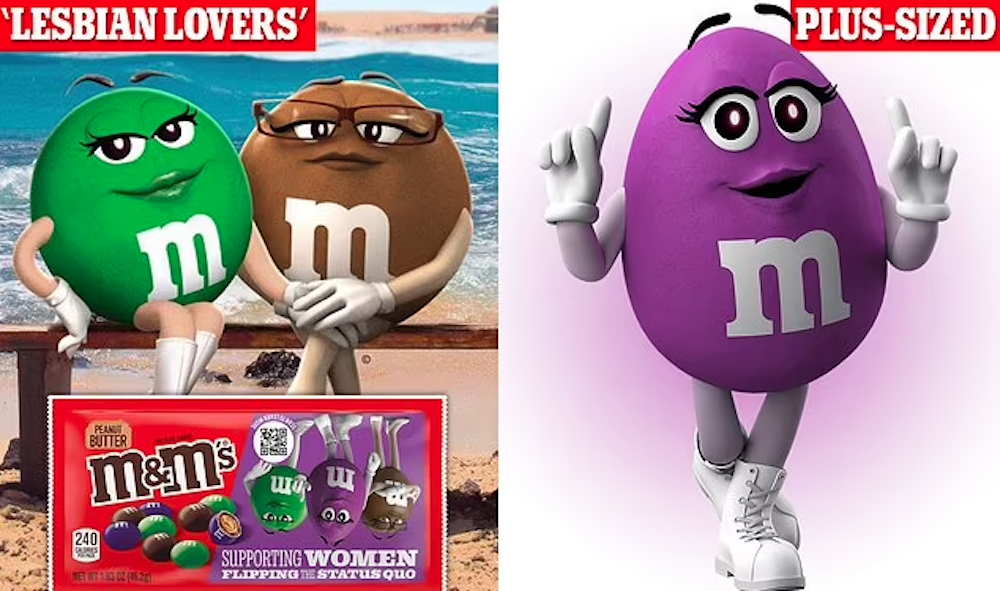 M&M’s is Launching All-Female Package with Lesbian Green and Brown, Plus Sized Purple
