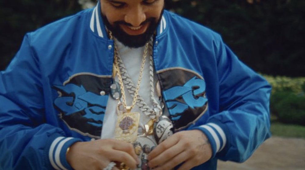 Drake Shows Off Pharrell’s Jewelry in Music Video for “Jumbotron S*** Poppin'”