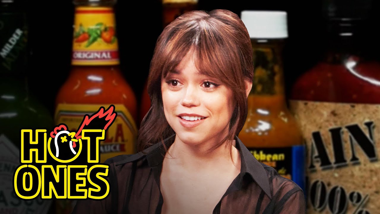 Jenna Ortega Doesn’t Flinch While Eating Spicy Wings on Hot Ones
