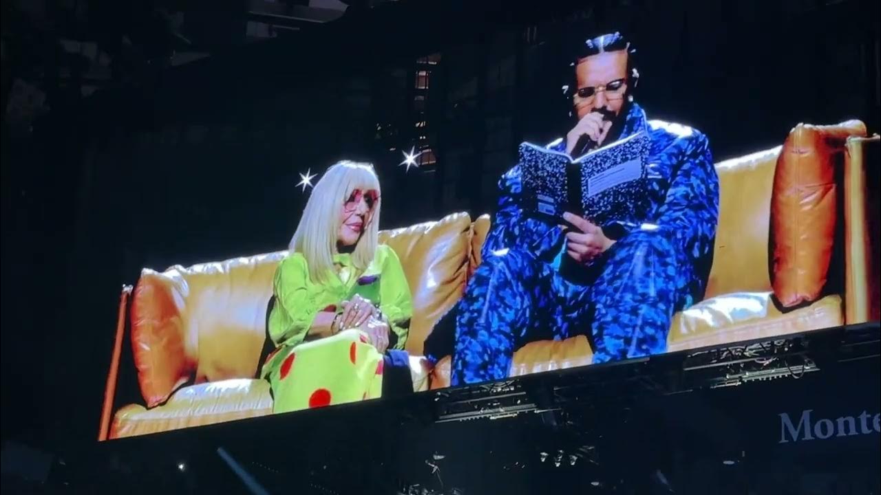 Drake chokes talking to his MOM cries during show in NYC