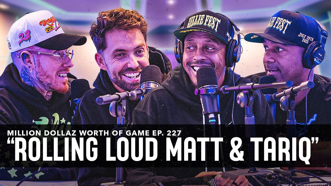 MILLION DOLLAZ WORTH OF GAME Interview Matt & Tariq of ROLLING LOUD