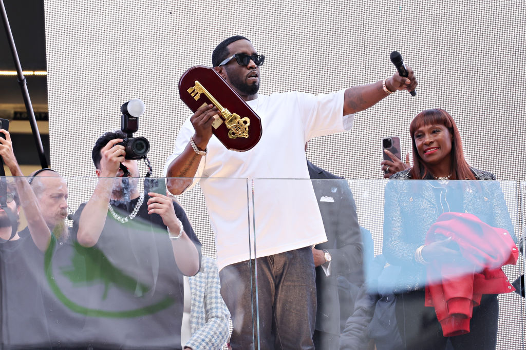 Diddy Shouts with Joy Through the Streets of NYC After Being Handed Key to the City