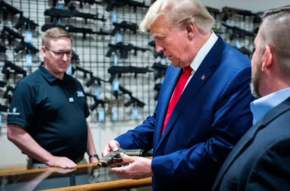 Trump Visits South Carolina Gun Store, Tells Owner ‘I Want To Buy’ a Glock