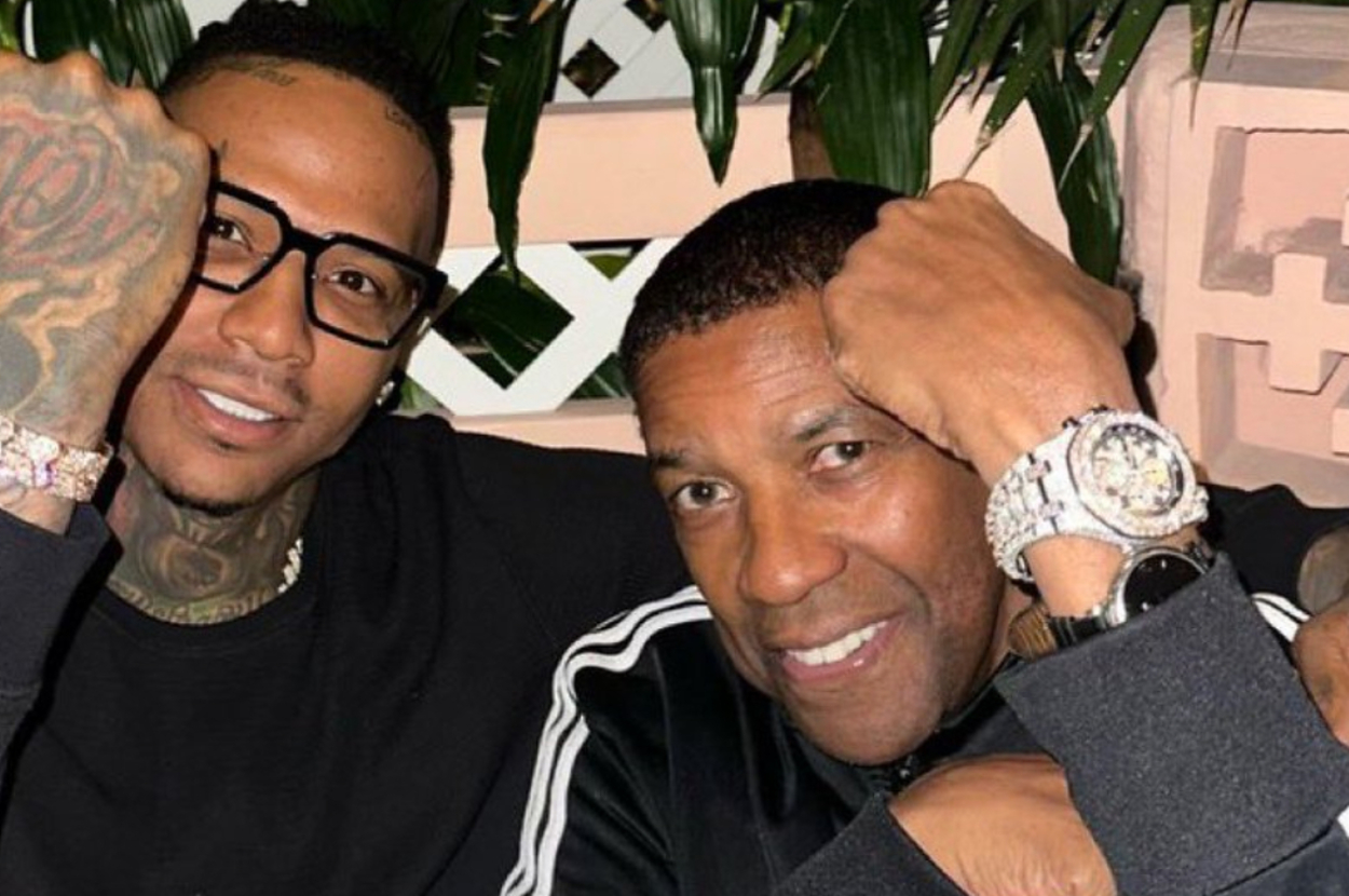 Moneybagg Yo Shares Photos Of Him Hanging Out With Denzel Washington