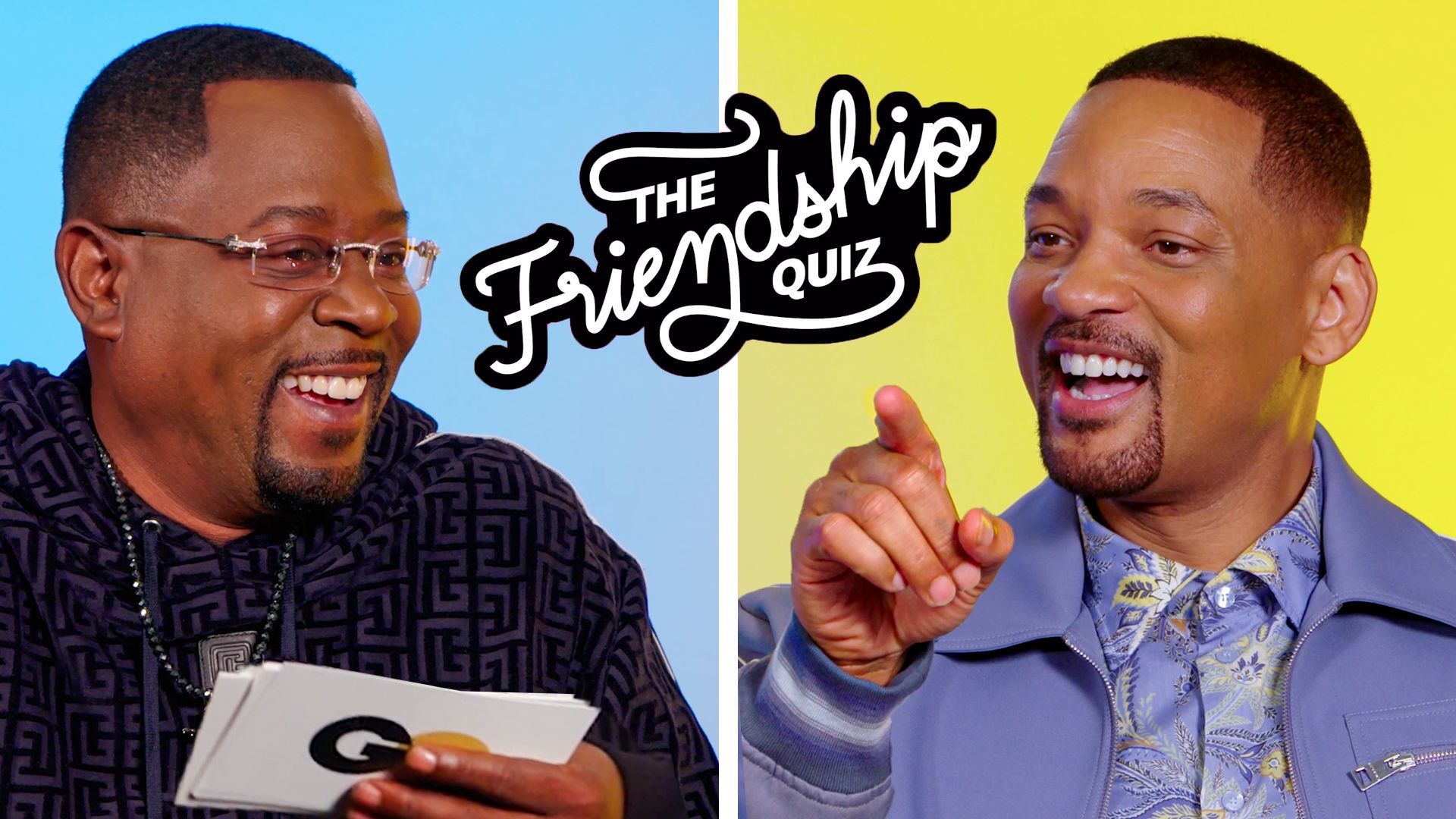Will Smith & Martin Lawrence Take a Friendship Quiz with GQ