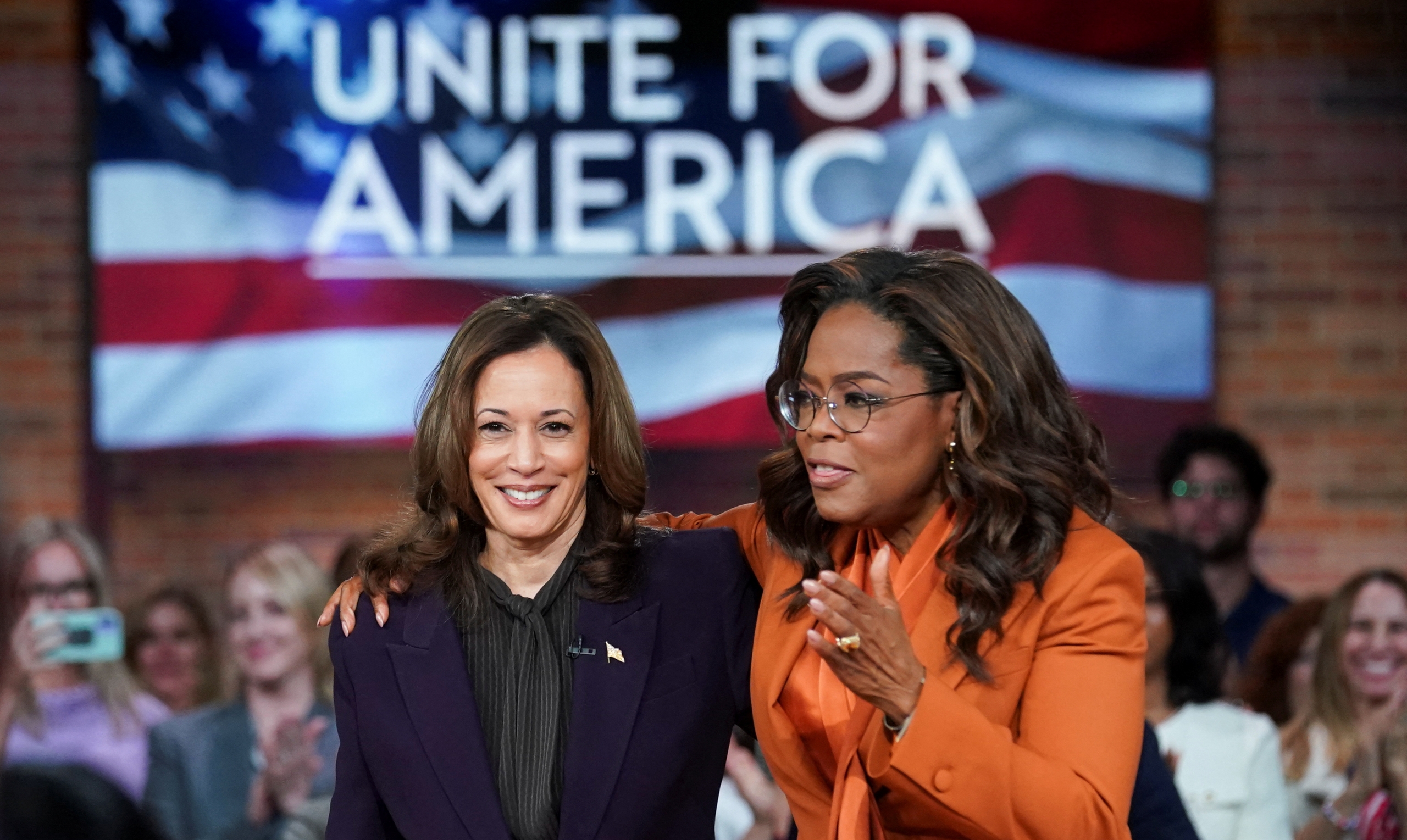 Oprah Winfrey Makes Plea For Kamala Harris At Star-Studded Election Event 