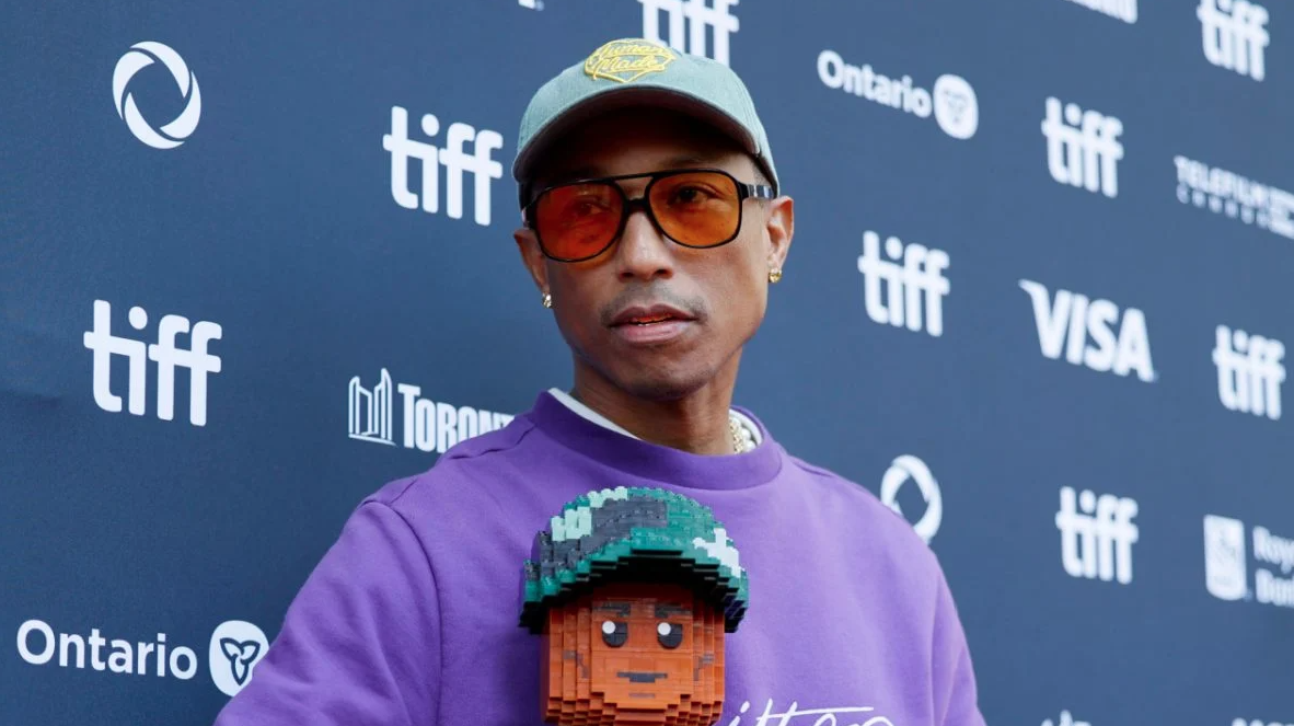Pharrell Williams Disrupted By PETA Activist During LEGO Biopic Premiere