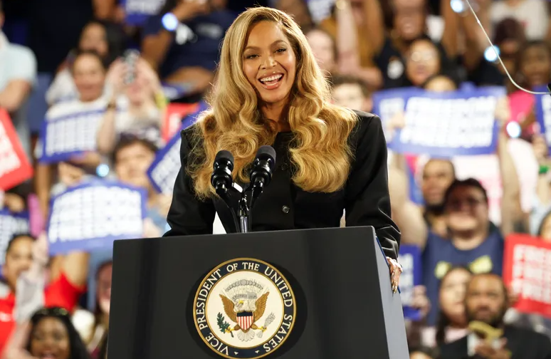 Beyoncé & Kelly Rowland Endorse Kamala Harris For President At Houston Rally