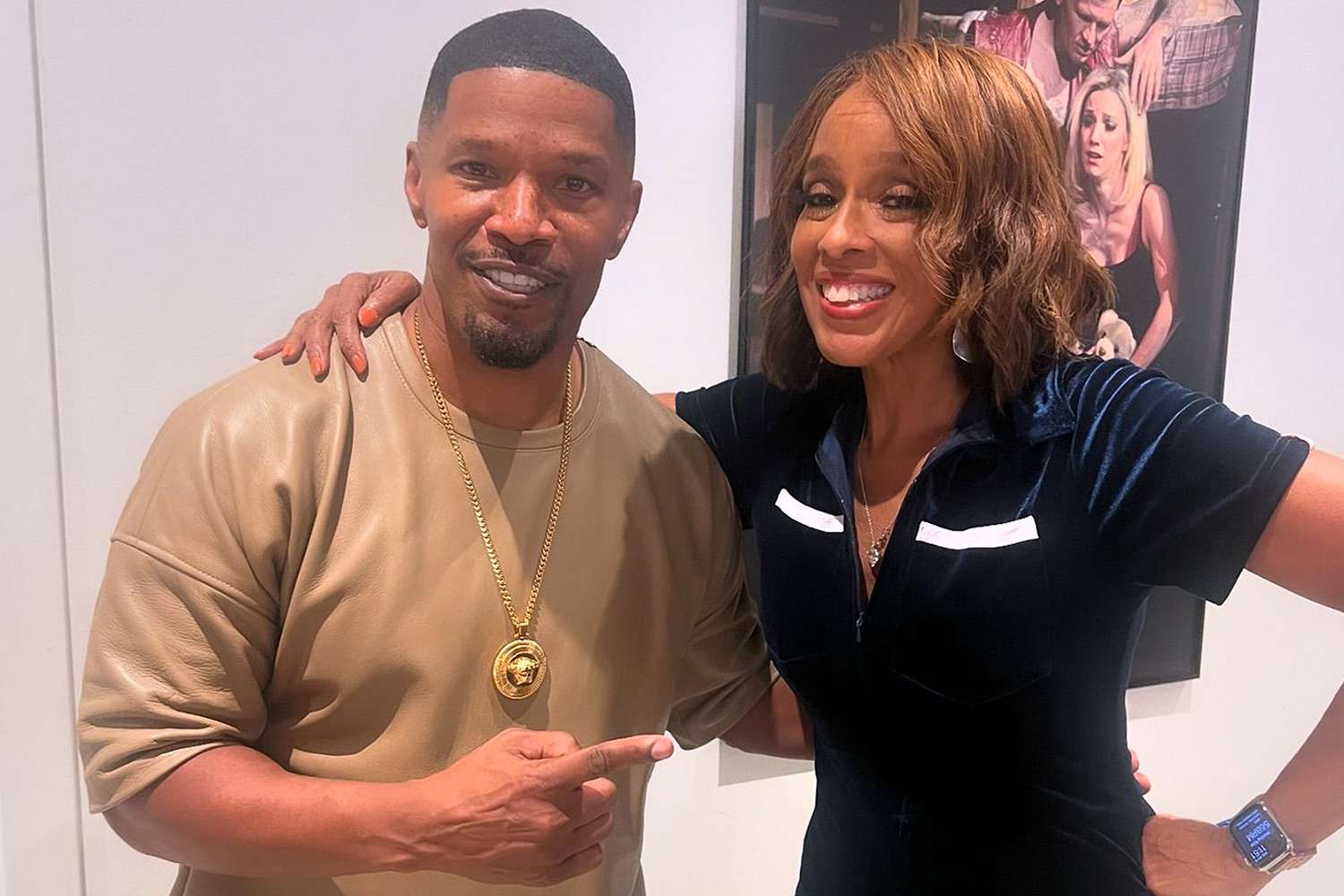 Jamie Foxx Appears on CBS Mornings with Gayle King: Talks Health Scare