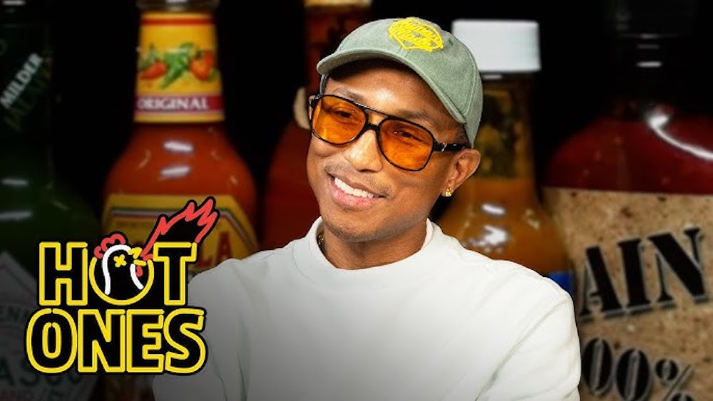 Pharrell Williams Sees the Future While Eating Spicy Wings on Hot Ones