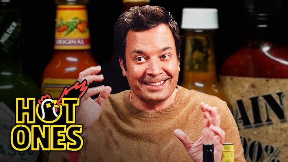 Jimmy Fallon Gets Spooked By Spicy Wings on Hot Ones