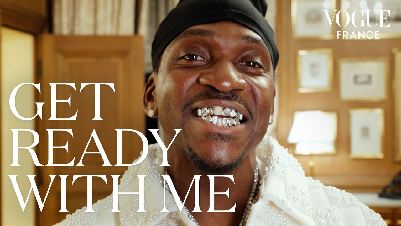 Pusha T Gets Ready For Pharrell Williams’ Louis Vuitton Show In Paris for Vogue France