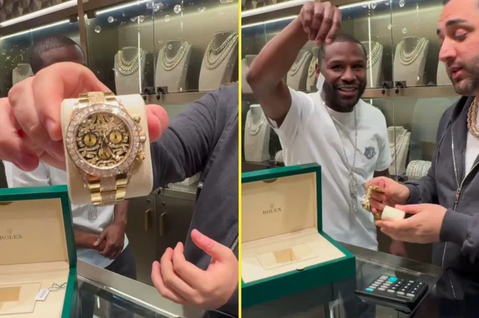 Floyd Mayweather Drops $400,000 on “Eye of the Tiger” Rolex