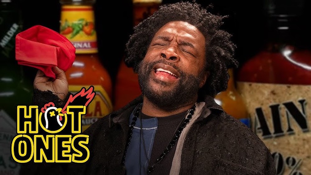 Questlove Refuses Defeat While Eating Spicy Wings on Hot Ones