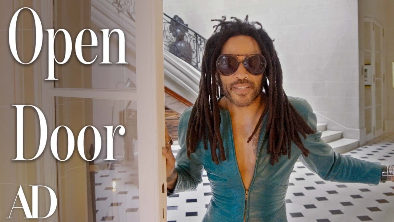 Lenny Kravitz invites “Open Door” Architectural Digest to his Regal Paris Home