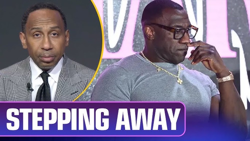Stephen A Smith Shares his thoughts on Shannon Sharpe stepping away from ESPN
