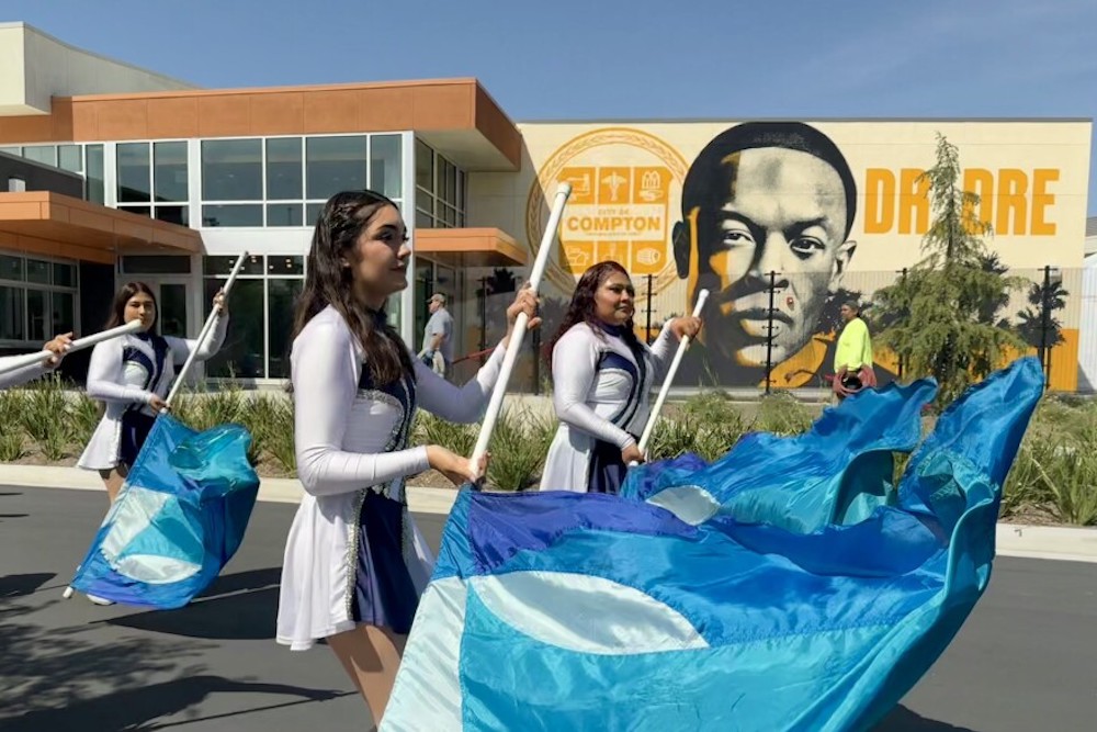 Dr. Dre Attends Opening Of New $200M Compton High School Campus