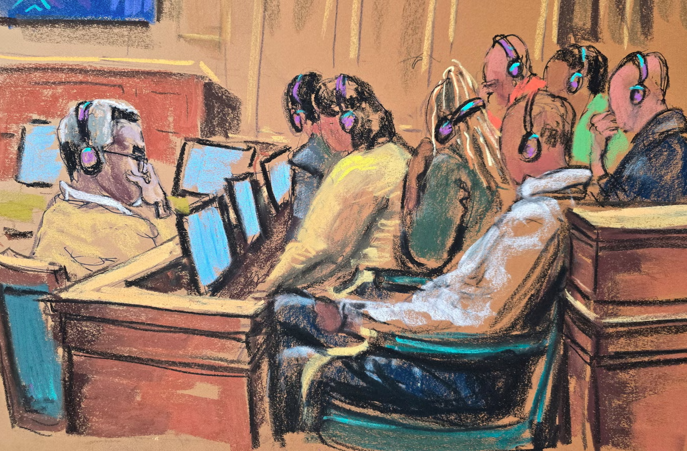 ‘Uncomfortable’ P. Diddy Watches Sex Tapes in Court