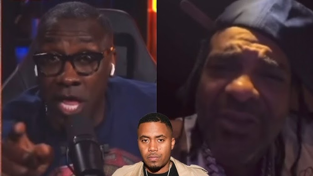 Jim Jones & Shannon Sharpe Rage At Each Other Over Nas