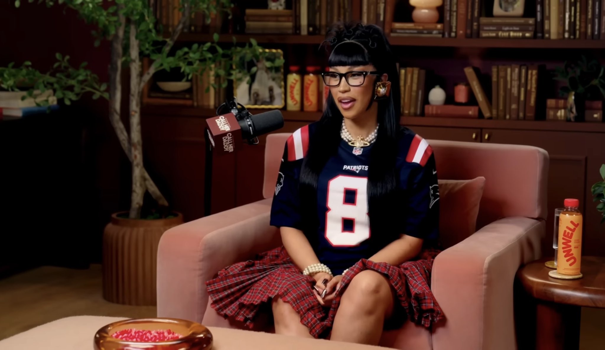 Cardi B Spills Steamy Details Of Her Wildest Sexual Fantasy While Rocking Patriots’ Stefon Diggs Jersey