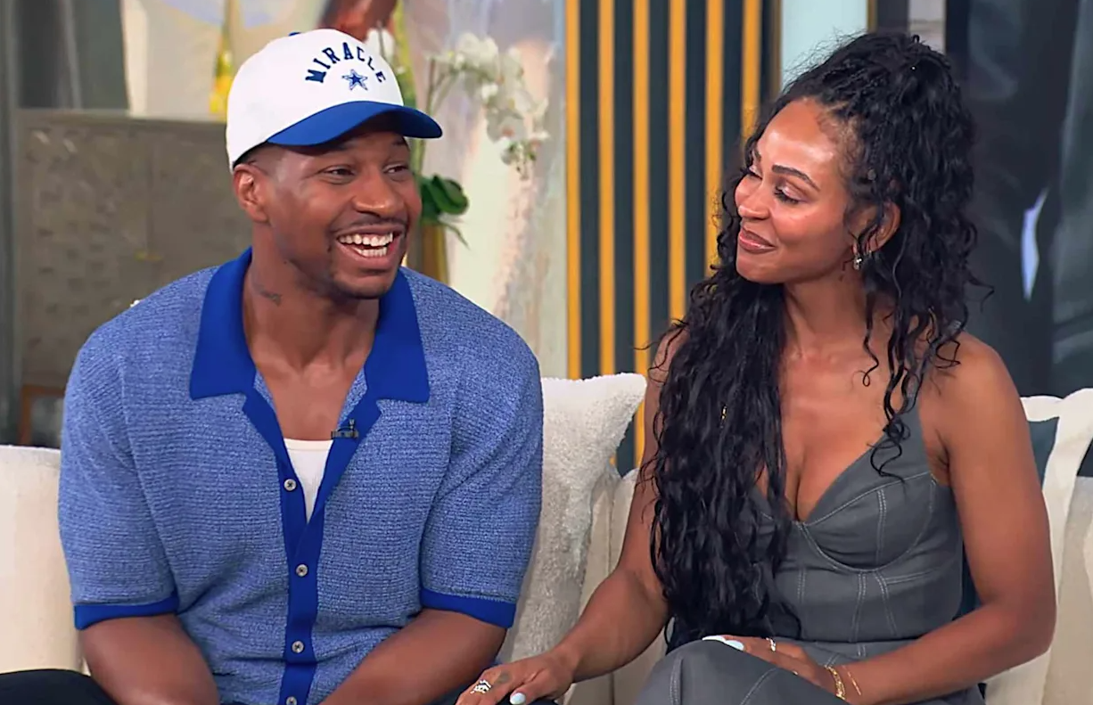 Jonathan Majors & Meagan Good Reveal First Photos From Intimate Backyard Wedding