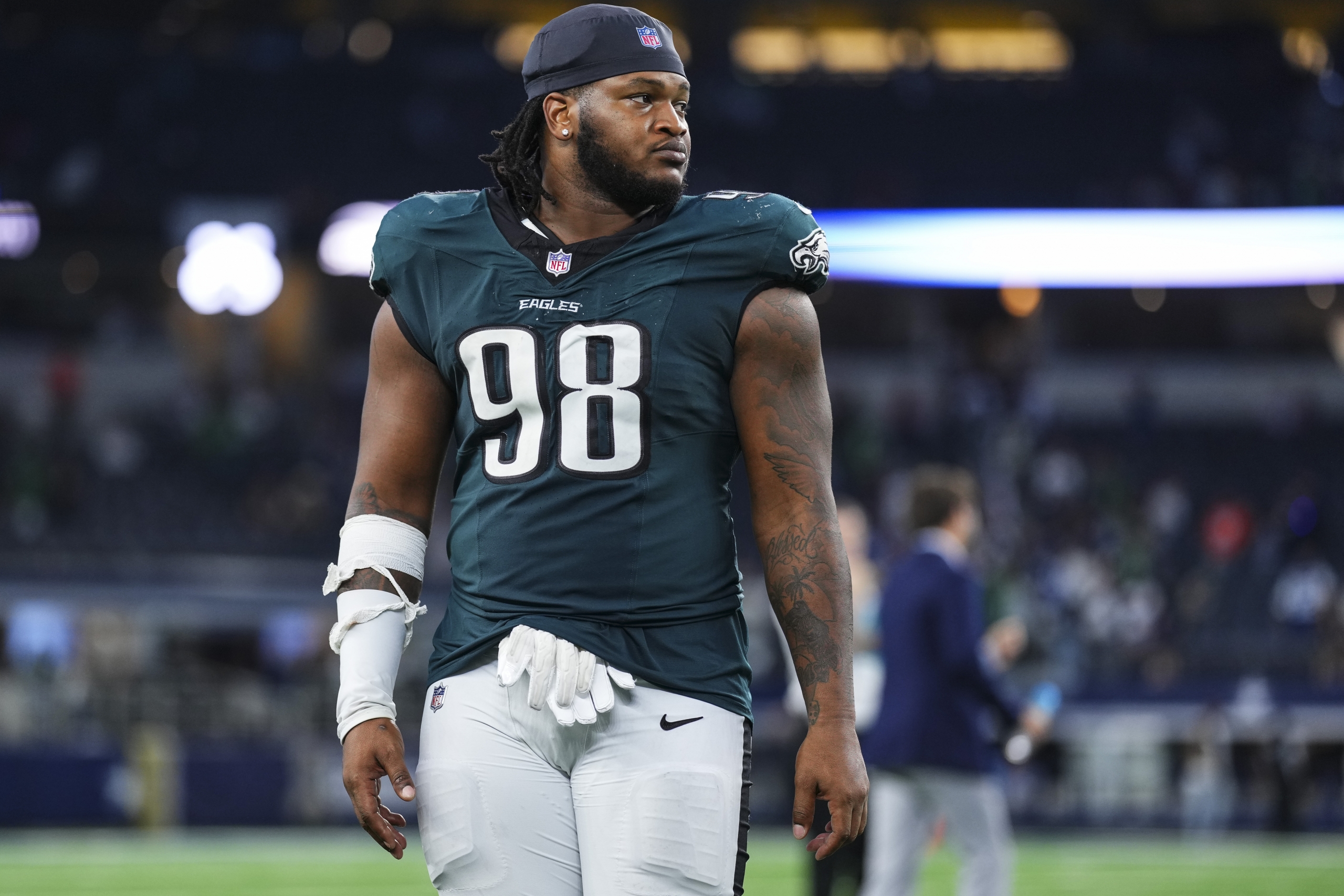 Eagles’ Jalen Carter Escapes Suspension After Spitting On Dak Prescott