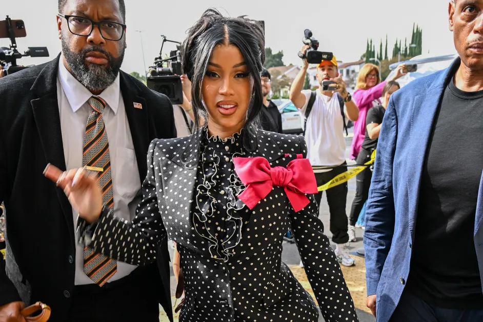 Cardi B Throws Pen at Reporter Asking If She’s Pregnant With Offset’s Baby Amid Stefon Diggs Romance