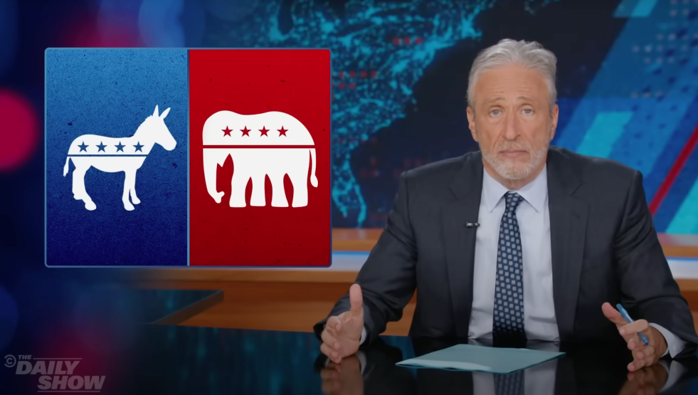 Jon Stewart speaks on the Shooter Blame Game, Ronny on Trump’s War on U.S. Cities & Gov’t Shutdown and more on The Daily Show